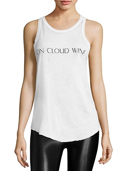 Feel The Piece - On Cloud Wine Tank Top