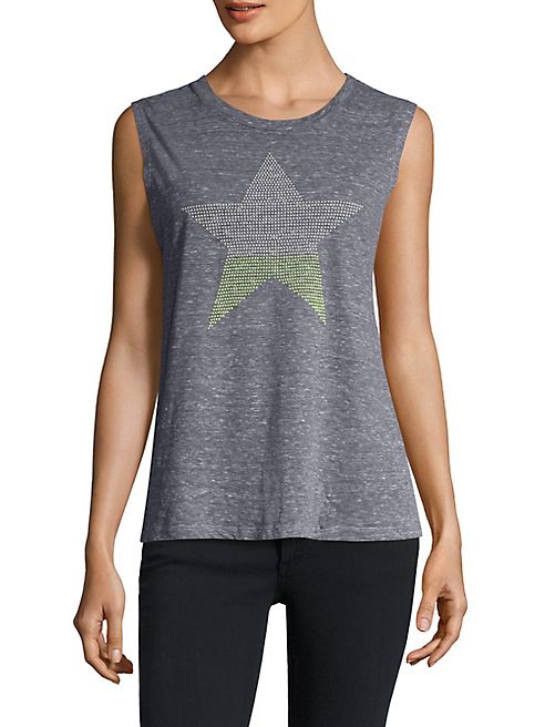 SUNDRY - Split Star Muscle Tee