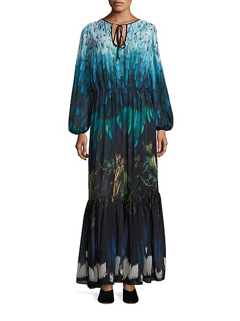 Romance Was Born - Tail Feather Chiffon Gown