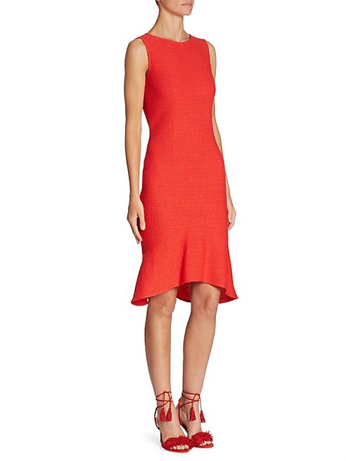 St. John - Sleeveless Wool Dress