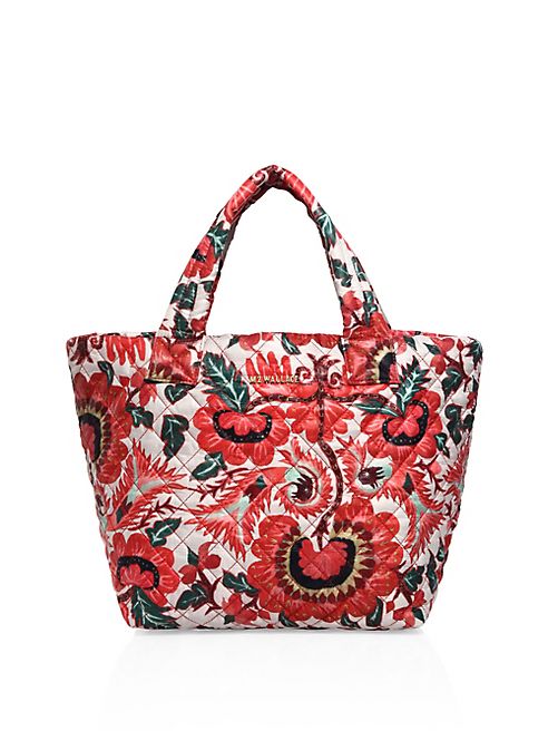 MZ Wallace - Metro Small Tulum-Print Quilted Tote