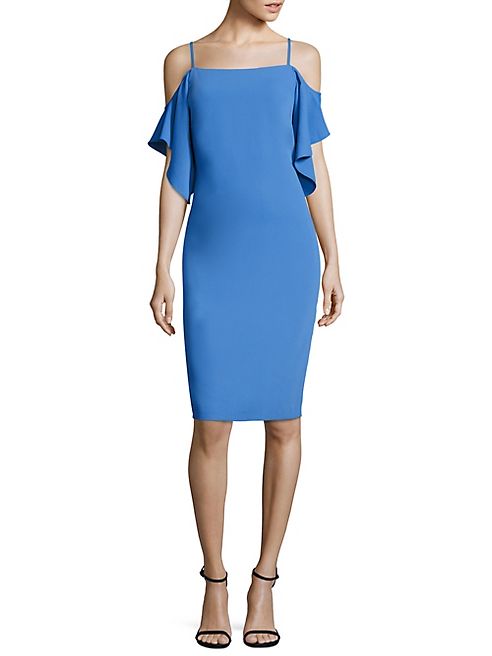 Laundry by Shelli Segal - Cold Shoulder Sheath Dress