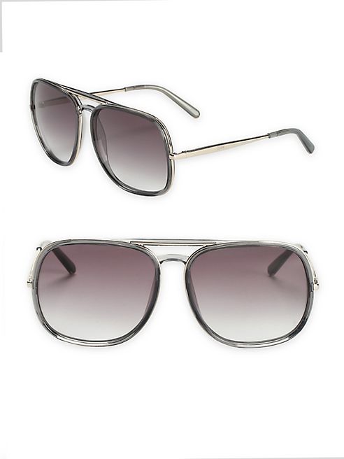 Chloé - 60MM Oversize Square Sunglasses