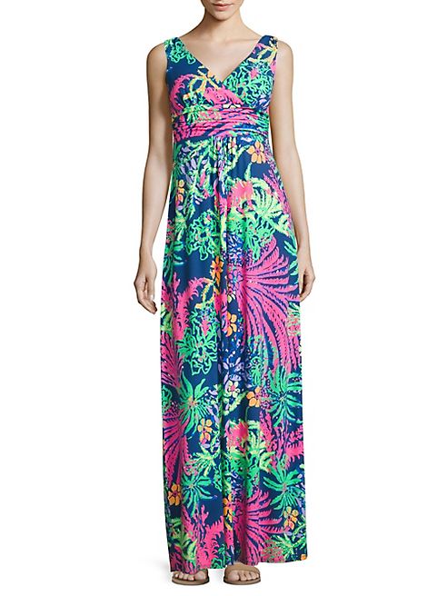 Lilly Pulitzer - Sloane Floral Printed Gown