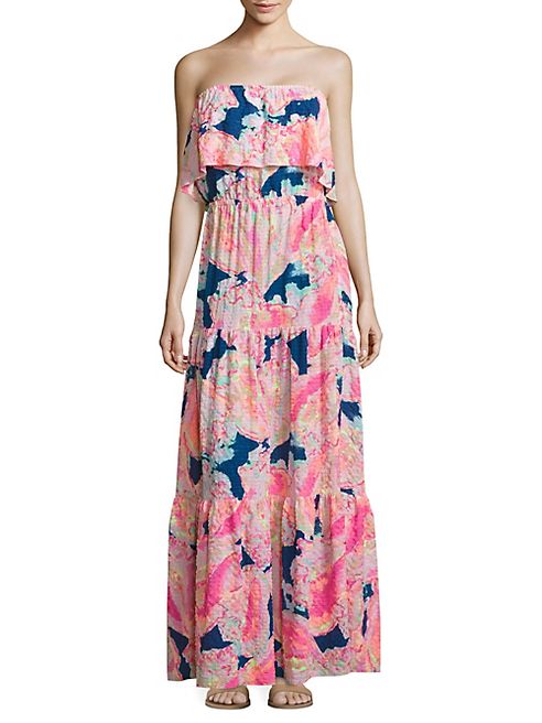 Lilly Pulitzer - Caridee Abstract Printed Gown