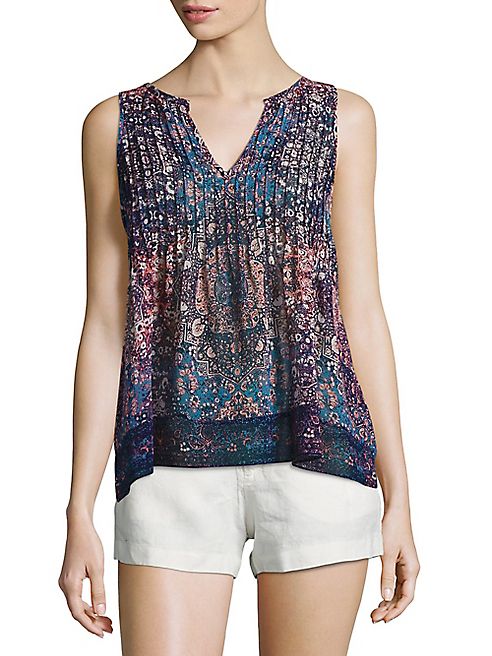 Joie - Axton Printed Silk Blouse