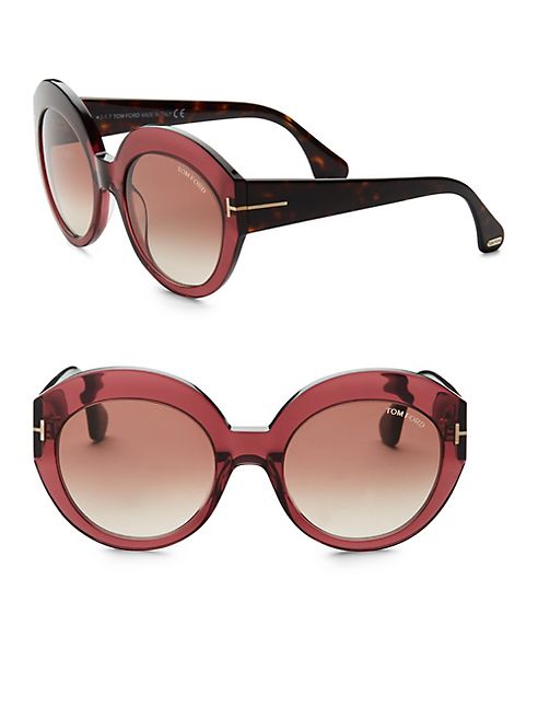 Tom Ford Eyewear - Rachel 54MM Round Sunglasses