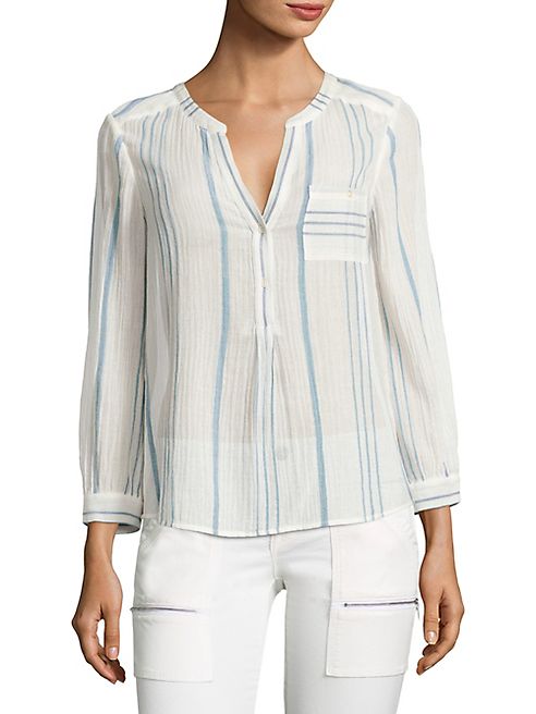 Joie - Almae Striped Gauze Top