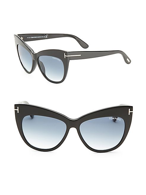 Tom Ford Eyewear - Nika 56MM Cat Eye Sunglasses