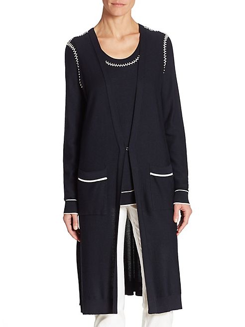 St. John - Long Knit Cardigan