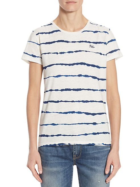 Polo Ralph Lauren - Striped Linen and Cotton Tee