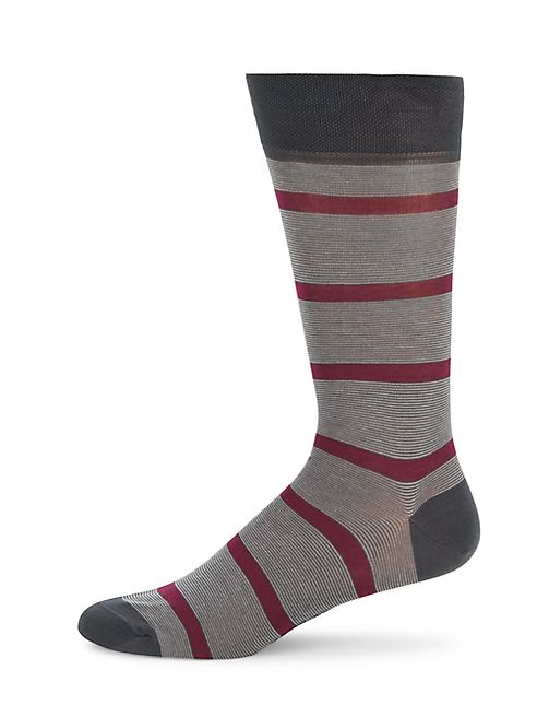 Marcoliani - Striped Cotton Socks