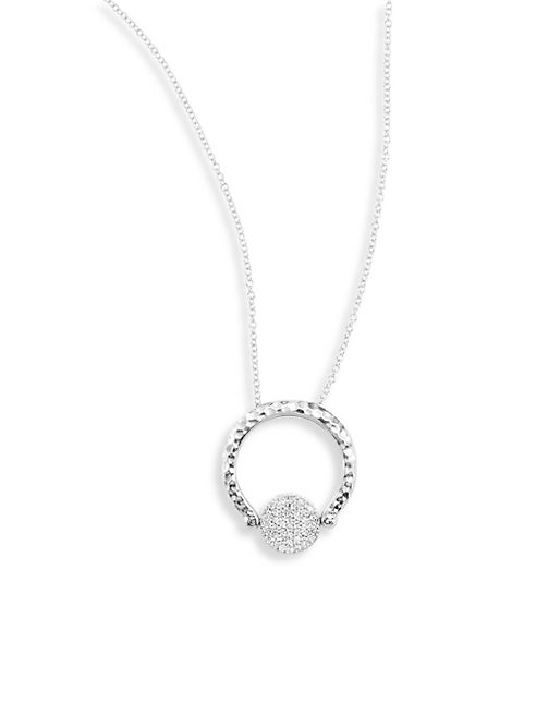 Phillips House - Affair Diamond & 14K White Gold Mini Infinity Revolution Ring & Necklace