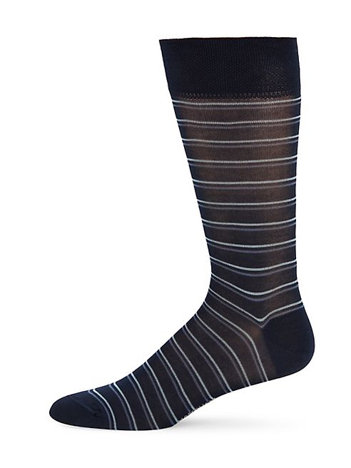 Marcoliani - Striped Cotton Socks