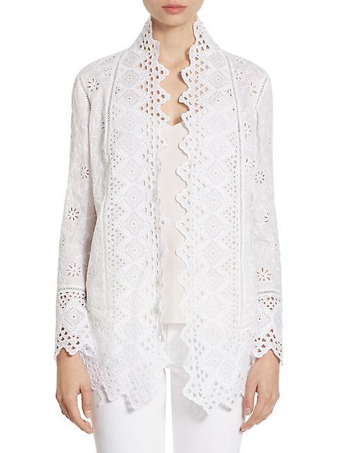 Polo Ralph Lauren - Eyelet Embroidered Cotton Jacket