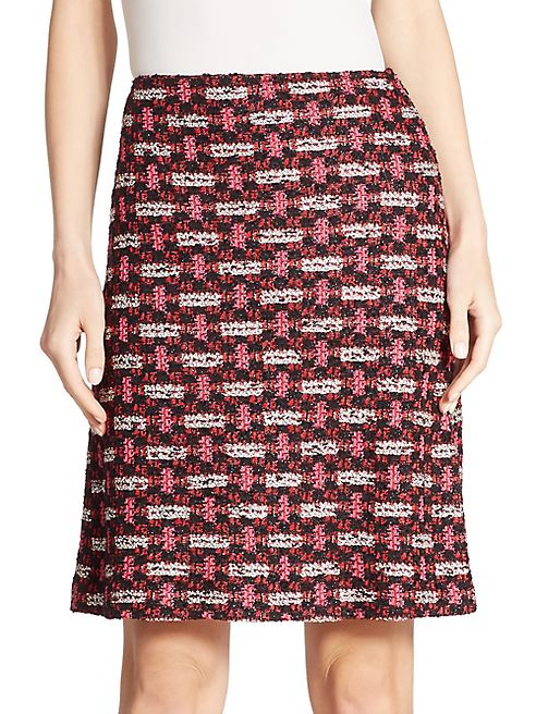 St. John - Hiran Tweed A-Line Skirt