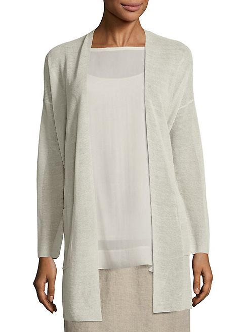 Eileen Fisher - Crepe Long Cardigan