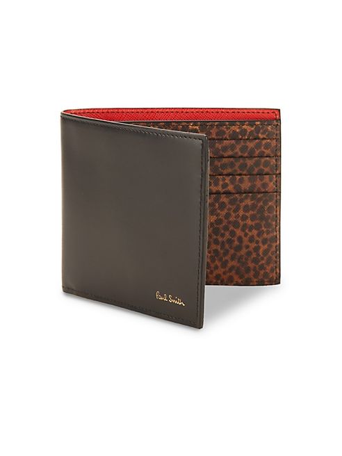 Paul Smith - Animal-Print Leather Billfold Wallet