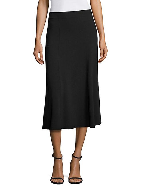 Theory - Zimri Rosina Crepe Midi Skirt