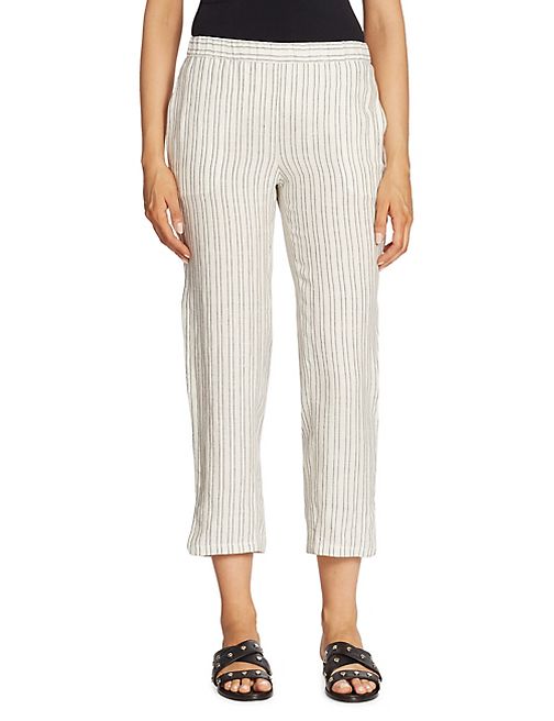 Theory - Thorina Striped Linen Pants