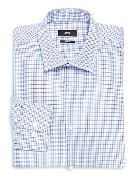 HUGO BOSS - Checkered Dress Shirt