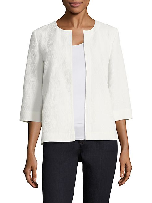 Eileen Fisher - Crinkle Cotton Jacket