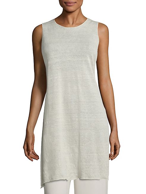 Eileen Fisher - Linen Crepe Sleeveless Tunic