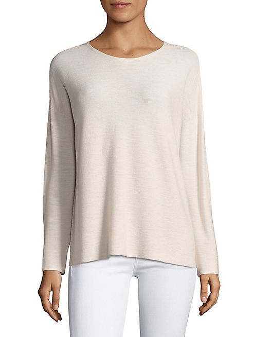 Eileen Fisher - Virgin Wool Box Top