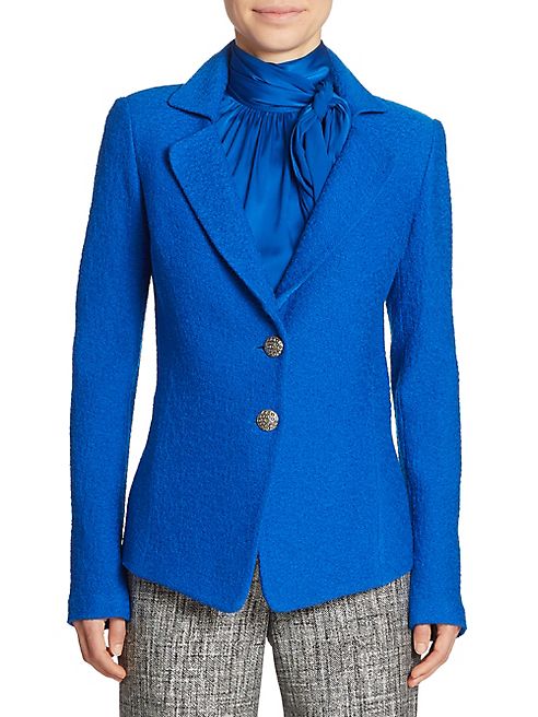 St. John - Clair Knit Peplum Jacket