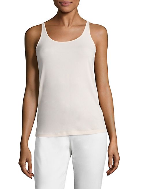 Eileen Fisher - Silk Jersey Scoop Long Cami Shell