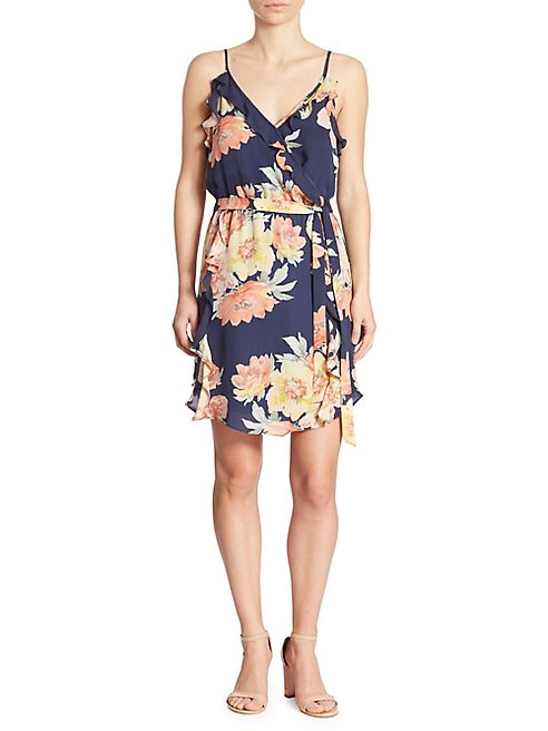 Joie - Foxglove Floral Ruffled Dress