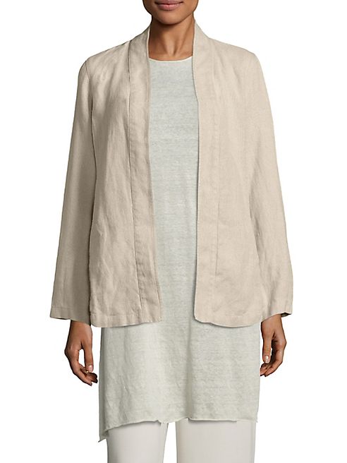 Eileen Fisher - Undyed Linen Kimono Jacket