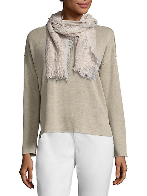 Eileen Fisher - Twisted Linen Blend Scarf