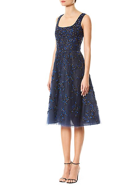 Carolina Herrera - Sequin Embroidered Dress