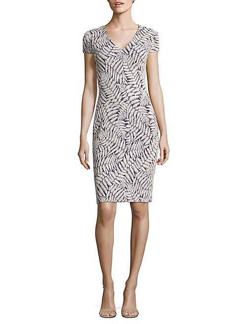 MICHAEL MICHAEL KORS - Fern Knit Jacquard Bodycon Dress