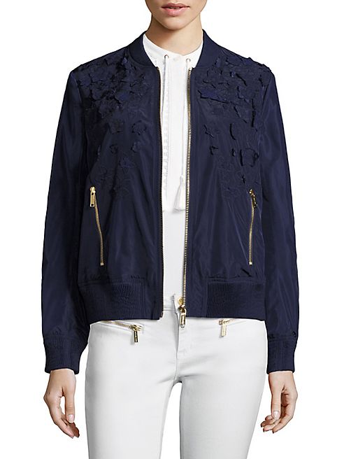 MICHAEL MICHAEL KORS - Embellished Bomber Jacket