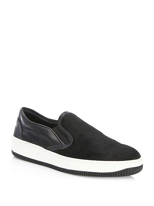 Saks Fifth Avenue Collection - Pony Hair Slip-On Sneakers