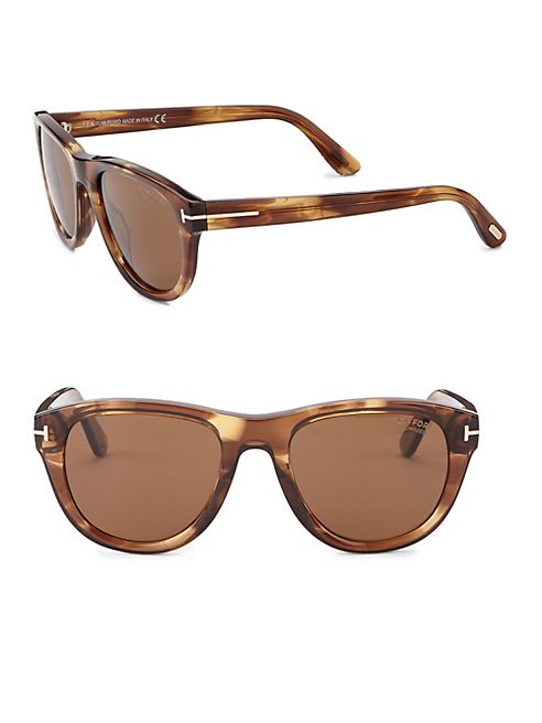 Tom Ford Eyewear - Benedict 53 MM Round Sunglasses