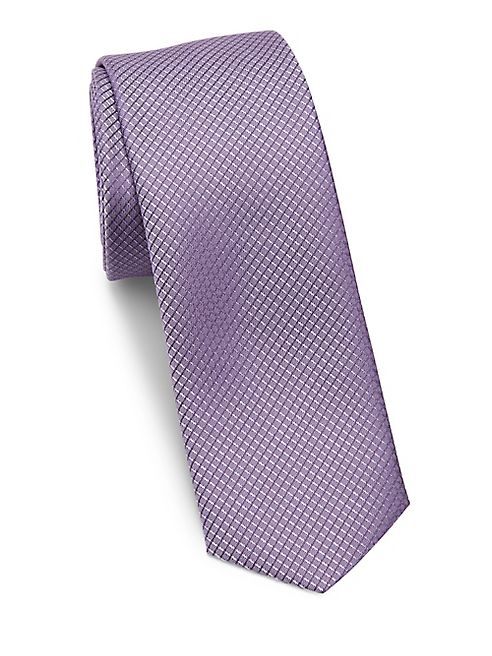 HUGO BOSS - Diamond Embroidered Tie