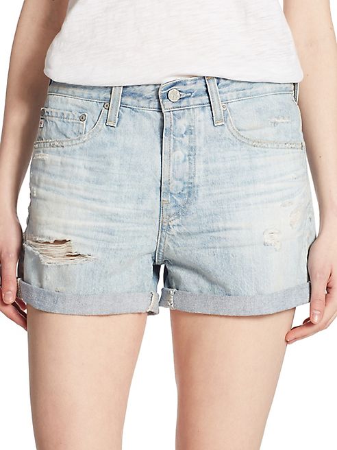 AG - Alex Distressed Shorts