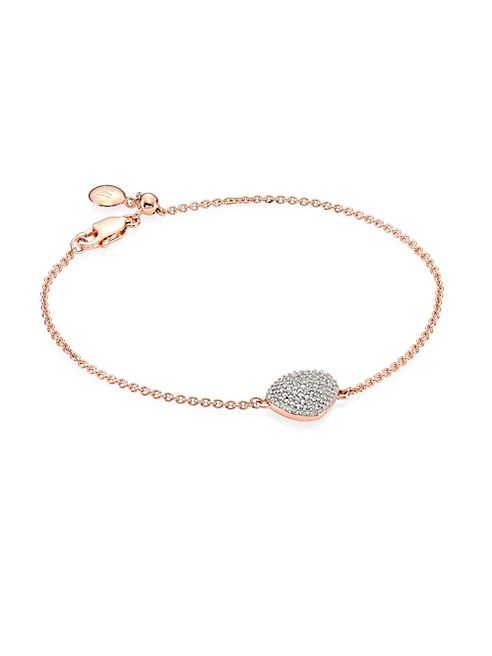 Monica Vinader - Nura Diamond Pebble Bracelet