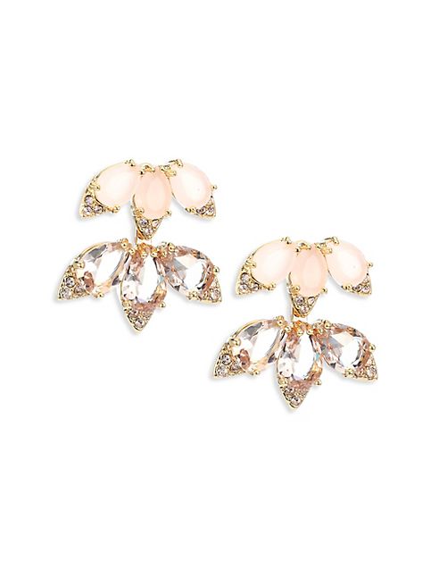 Kate Spade New York - Blushing Blooms Crystal Stud & Ear Jacket Set