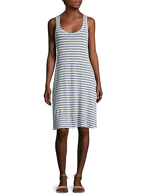 AG - Avril Striped Linen Tank Dress