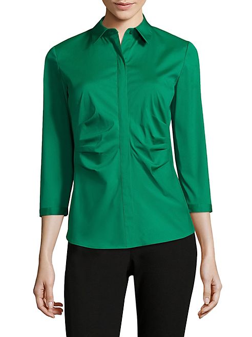 Lafayette 148 New York - Leigh Ruched Blouse