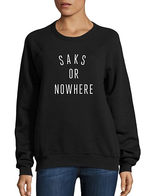 Knowlita - Saks Or Nowhere Graphic Sweatshirt