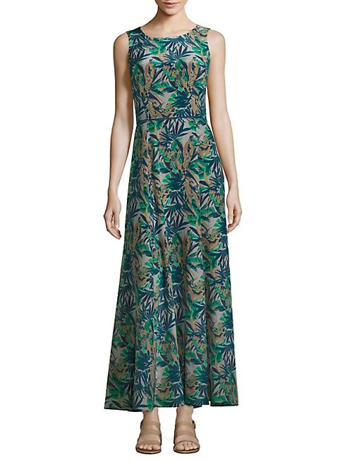 Lafayette 148 New York - Estrella Cotton & Silk Maxi Dress