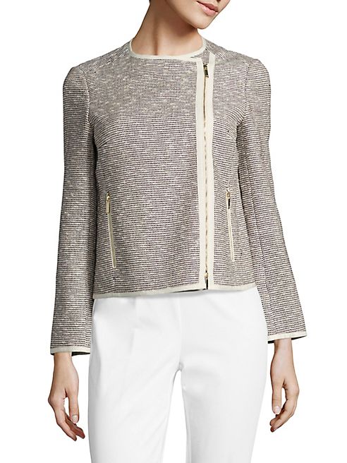 Lafayette 148 New York - Christa Bouclé Moto Jacket