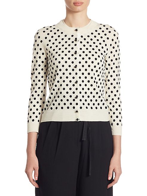 Marc Jacobs - Wool Polka Dot Cardigan