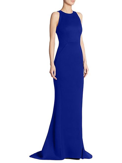 Zac Posen - Solid Sleeveless Gown