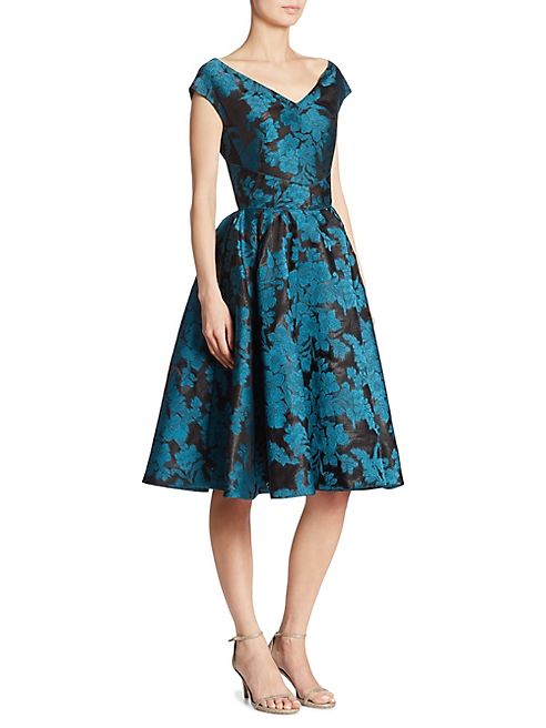 Zac Posen - Floral Printed Dress